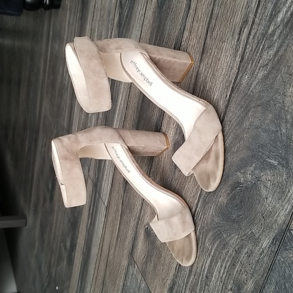 JEFFREY CAMPBELL ankle strap heeled sandals